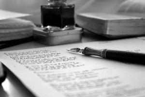 pen, poem, and ink