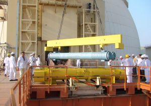 Iranian workers at nucelar plant
