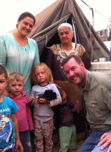 Seiple visits a displaced family