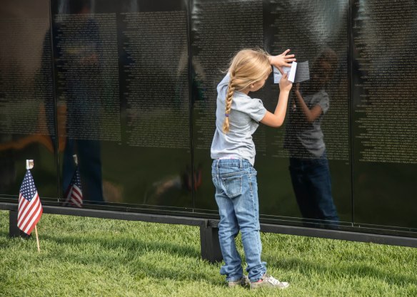 Vietnam memorial wall